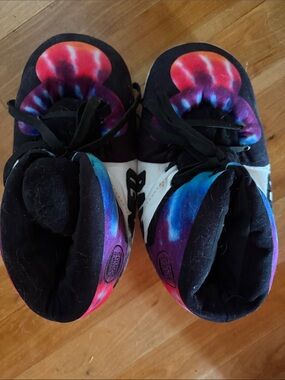 Kids Banned Goods Tie-Dye High-Top Slippers - Multicolor One Size